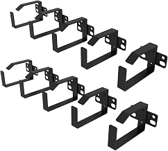 10 Pack of 1.7x2.7in Server Rack Cable Management D-Ring Hooks - Image 1
