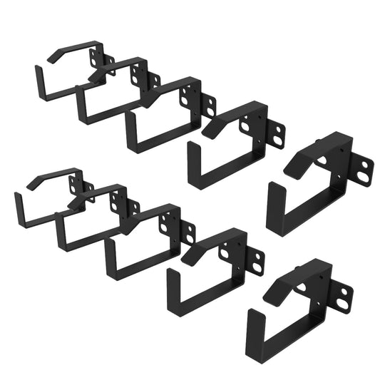 10 Pack of 1.7x2.7in Server Rack Cable Management D-Ring Hooks