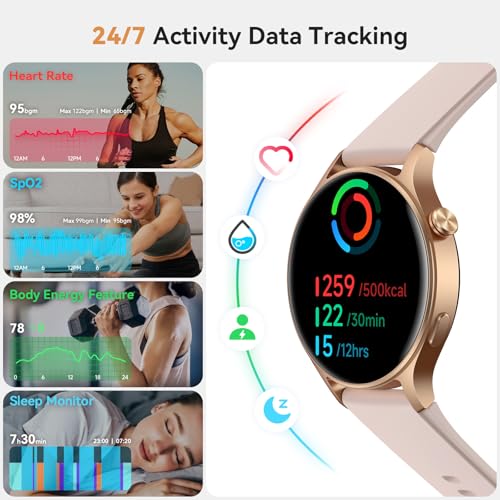 Smart Watch for Women, Answer/Make Call, 1.32'' AMOL | Smartwatches - Image 4