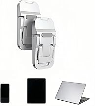 Ergonomic Zinc Alloy Laptop Stand,Portable Keyboard Riser with 2 Adjustable Angles (8°&13°),Foldable Invisible Laptop Riser for Desk,Anti-Slip,Heat Dissipation,Supports Up to 22lbs for 10-17" Laptops - Image 1
