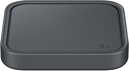 Samsung 15W Wireless Charger Single, Cordless Super Fast Charging Pad for Galaxy Phones and Devices, Compact Design, LED Indicator, USB C Cable Included, 2022, US Version, Grey