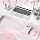Wireless Keyboard and Mouse Combo Silent for Office and Home(Pink-B) - Image 10