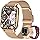 Smart Watch for Women(3 Bands), Smartwatch Fitness Tracker with Bluetooth Calls & AI Voice Control, 1.85’’ HD Screen, Heart Rate/SpO2 Monitor, Sleep Tracker, Compatible with Android iOS (Gold)