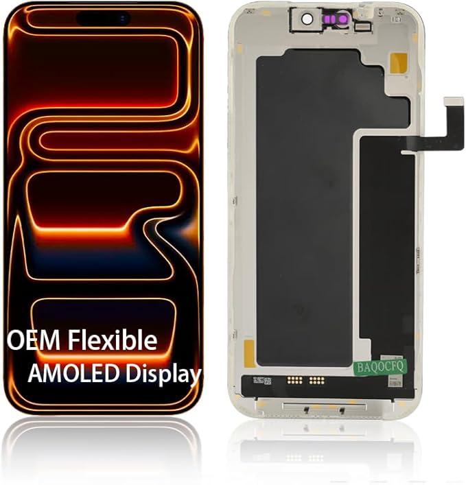 for iPhone 17 pro max Screen Replacement, Promotion 120Hz AMOLED Display,6.9 inch Featuring 3D Touch LCD Display – Complete Repair Kit with Tools, Tempered Glass