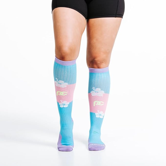 PRO Compression Running Marathon Socks - Calf-Length Travel and Sports Compression Socks for Foot and Ankle Support, Unisex
