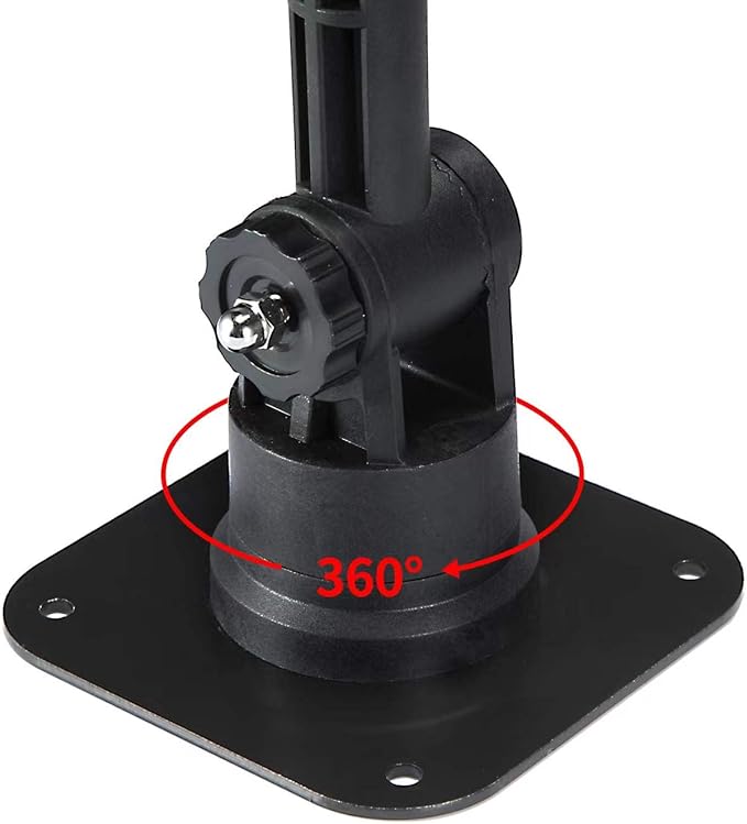 Video Light Wall Mount Holder Stand Compatible with All Ring Lights,RGB Lights and Photography Lamps