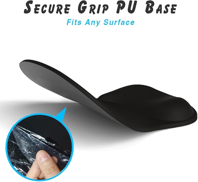 ErgoComfort Gel Wrist Rest Mouse Pad-Ergonomic Office Mousepad with Wrist Support-Non-Slip, Design Desk Accessories Mat for Home&Game Decor (08Floral Brust)