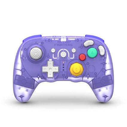 Retro Fighters BattlerGC Pro Series GameCube Controller Compatible with Switch/PC/GameCube - Glacier