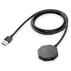 Cable Matters Ultra Mini 4-Port USB 3.0 Hub, 4ft Cable