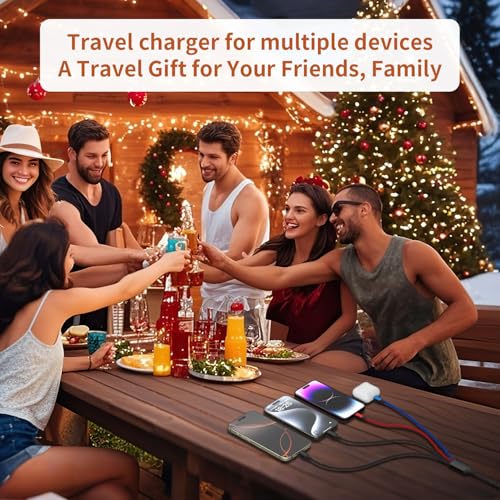 4 in 2 Multi Charging Cable, USBA/C Charging Cords f | Charging & Powe - Image 7
