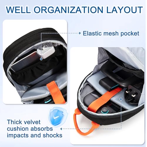 PGmoon Sling Bag Compatible with Nintendo Switch/Switch 2/Steam Deck