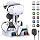 Fastsnail RGB Charging Station for PS VR2 / PS5 / PS5 with 10 Led Light