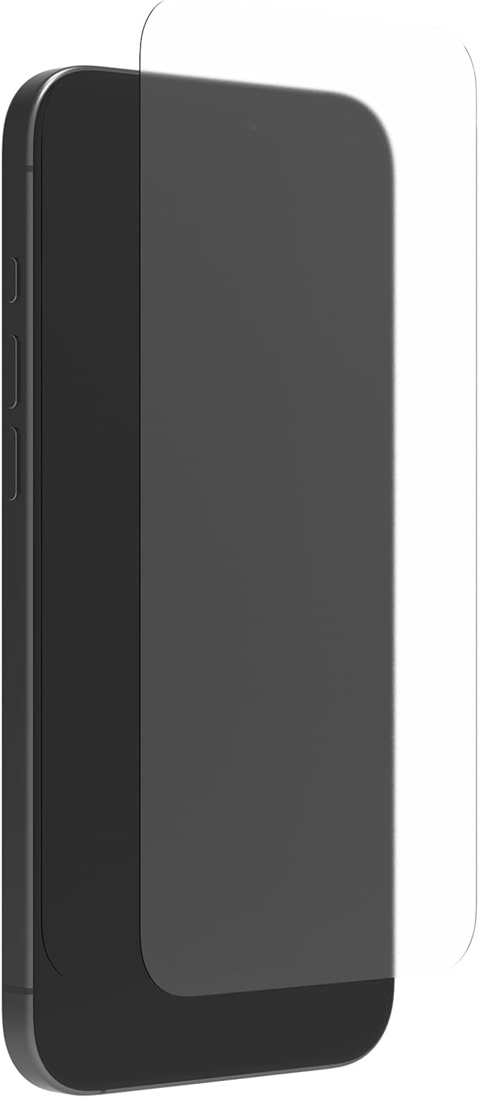 GoTo Tempered Glass Screen Protector for iPhone 16 Plus Cell Phone, Crack and Scratch Protection with Easy Install Tray For Bubble Free Application, Case Friendly