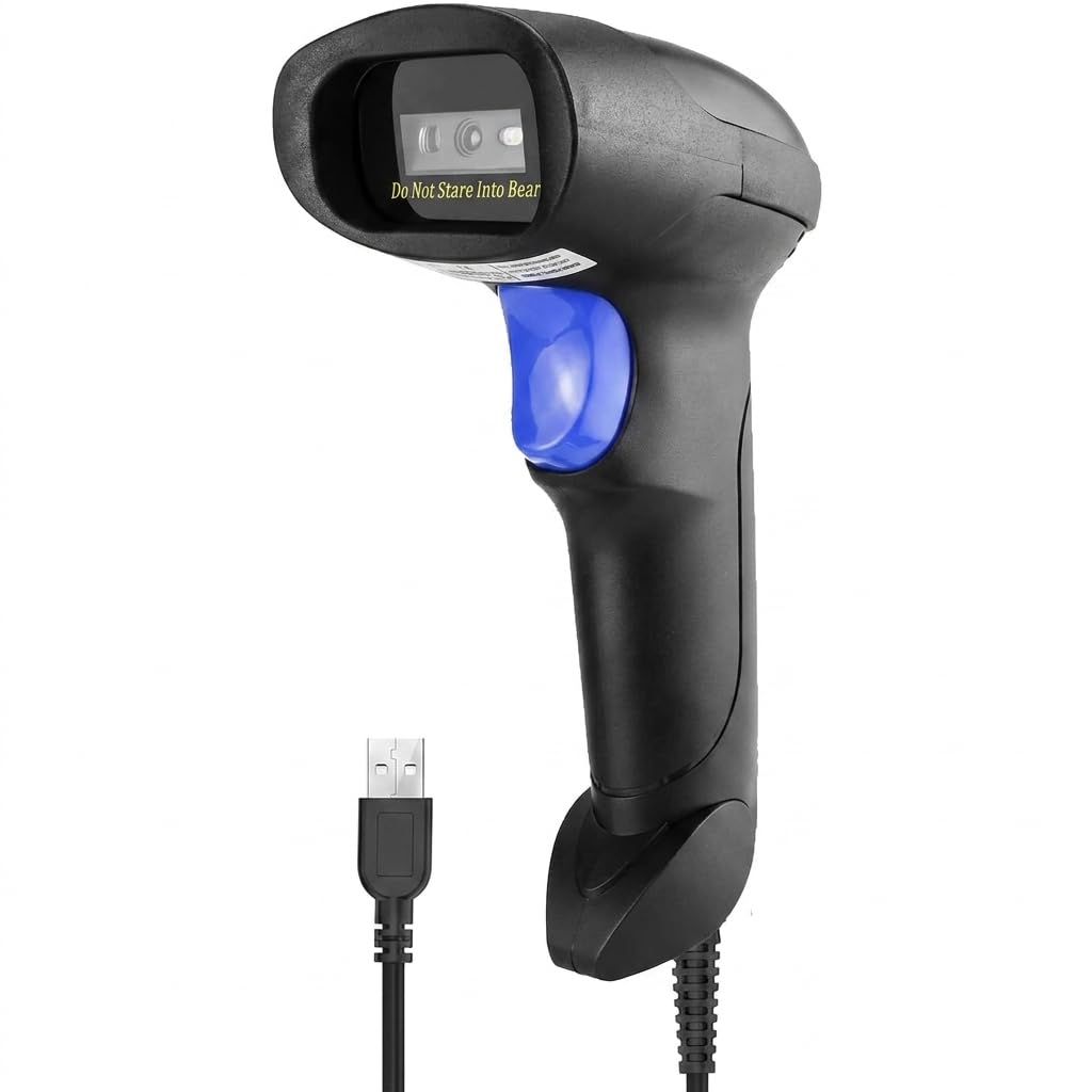 NetumScan USB 1D Barcode Scanner, Handheld Wired CCD Barcode Reader (1)