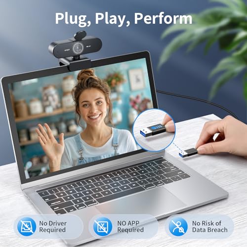 EMEET NOVA 4K Webcam for PC, Ultra 4K HD, PDAF Autof | Computer Access - Image 6
