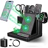 Pen Holder for Desk, Desk Organizers and Accessories,Stationery Holder for Office, School, Home,Desk Organizer With Phone Charger,Wall Mounted Remote Control Holder,Bedside Table Organizer (black)