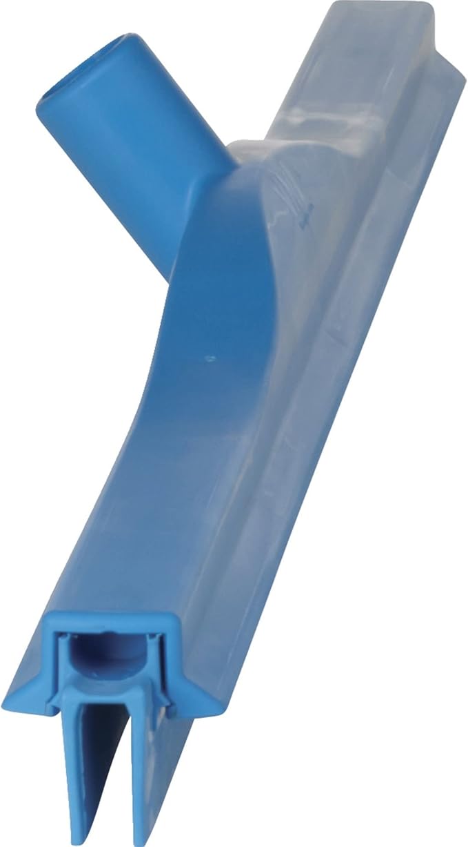 Vikan 77153 Squeegee,Ultra Hygiene,Dbl Blade,28",PP/RB,BL