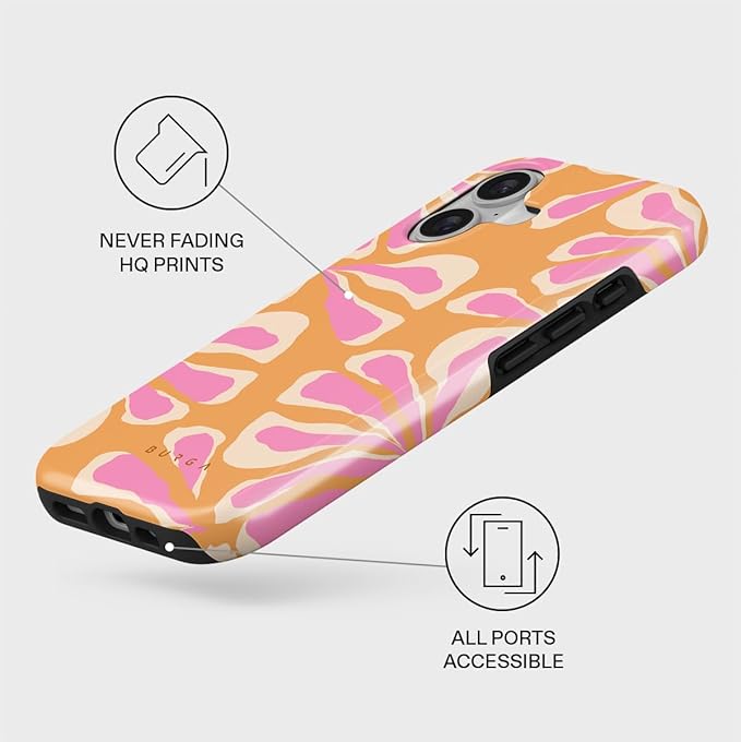 BURGA Phone Case for iPhone 17 - Cute, Trendy, Aesthetic, Pattern Phone Cover, Hard Shell Protection - fits Apple iPhone 17 Case for Women and Men