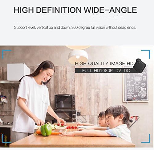 Small Spy Wireless Camera Wifi Security Camera Mini Home Indoor Outdoor Camera, Portable Smart House Dog Pet Camera Tiny Nanny Cam Office Cameras,120 Wide Angle Night Vision Motion Detection Cams