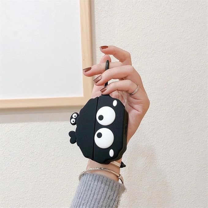 Compatible with Airpods Pro 2nd Generation Case 2022, Cute AirPods Pro 2 Case Cartoon, Kawaii Soft Silicone Protective Cover for Apple New Airpods Pro2 for Men Women (Dust Ball)