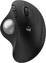 Logitech Ergo M575S Wireless Bluetooth Trackball Mouse - Black Silver Ball - Image 1