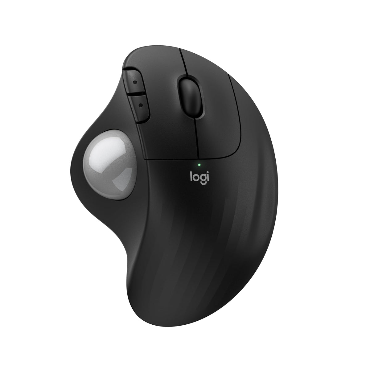 Logitech Ergo M575S Wireless Bluetooth Trackball Mouse - Black Silver Ball