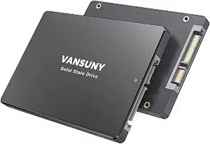 Vansuny 128GB SATA III SSD Internal Solid State Drive 2.5” Internal Drive Advanced 3D NAND Flash up to 450MB/s SSD Hard Drive for PC Laptop