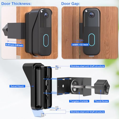 Anti-Theft Doorbell Mount for Blink Video Doorbell C - Image 6