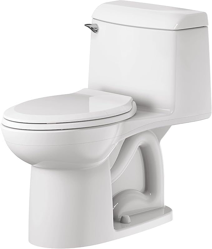 American Standard 2004314.020 Champion 4 One-Piece Toilet with Toilet Seat, Elongated Front, Standard Height, White, 1.6 gpf