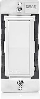 Leviton Decora Smart Switch Companion for Multi-Location Switching (Not for stand-alone use), 120VAC, 60Hz DD0SR-1RM, White, Light Almond - Image 1