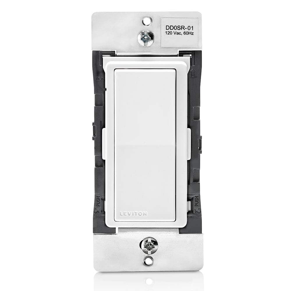 Leviton Decora Smart Switch Companion for Multi-Location Switching (Not for stand-alone use), 120VAC, 60Hz DD0SR-1RM, White, Light Almond