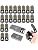 Jwh 20 Pack Mobile Phone Gaming Finger Sleeves with 2 Pcs Storage Box Ultra Thin Pure Silver Fiber Silky Gaming Accessory Thumb Sleeve for Pubg Guantes para Dedales Dedos Gamer Finger Gloves ​Cots