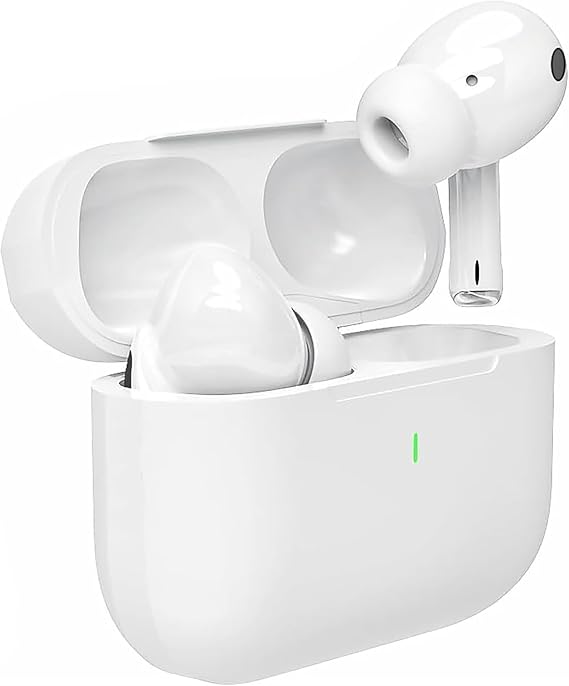 Wireless Earbuds Bluetooth 5.3 Headphones, HiFi Stereo Ear Buds with ENC Noise Canceling Charging Case, IPX7 Waterproof in-Ear Earphones for Gym/Running/Work
