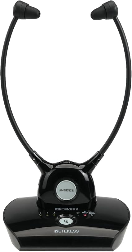 Retekess TA008 TV Headphones Wireless for Seniors,Wireless Headset System