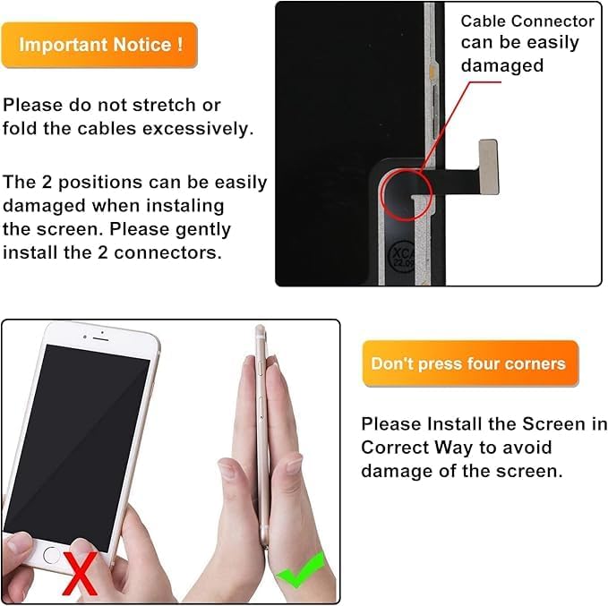 LL TRADER Screen Replacement for iPhone 13 Mini 5.4" LCD Retina Display Touch Screen Digitiser with Repair Tool Kits