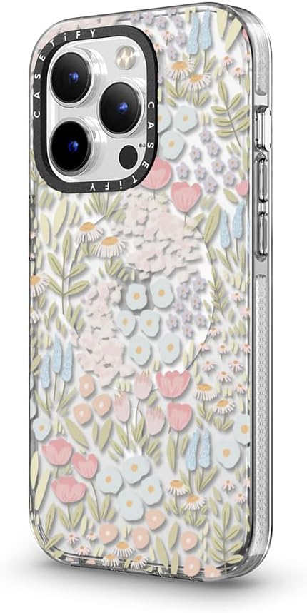 CASETiFY Clear iPhone 14 Pro Case [Not Yellowing / 6.6 ft. 3X Military Grade Drop Protection/Compatible with Magsafe] - Eleanor - Clear