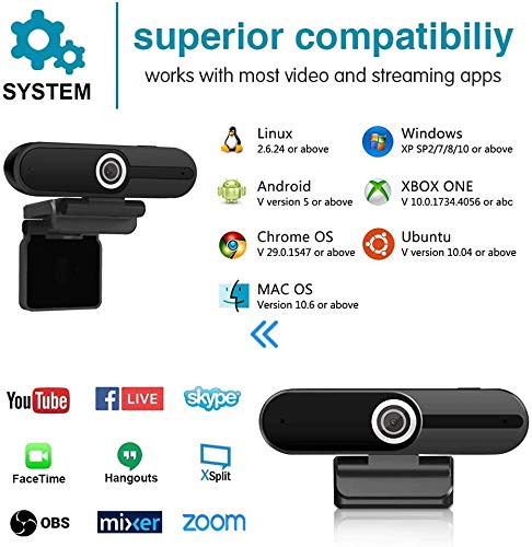 4K Webcam, HD Webcam 8MP- Laptop PC Desktop Computer | Computer Access - Image 7