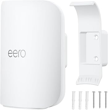 Wall Mount Bracket for eero Pro 7, Router Bracket Holder, No Messy Wires, Space Saving, Easy Installation, Wall Stand Bracket Only Compatible with eero Pro 7（1 Pack）