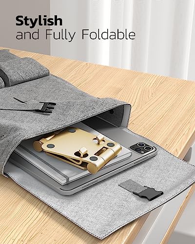 Nulaxy Full Aluminum Dual Folding Cell Phone Stand f | Phone Accessori - Image 6