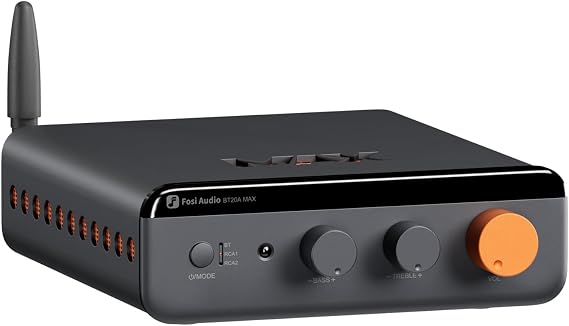Fosi Audio BT20A MAX Stereo Power Amplifier, 300W Peak x 2 Hi-Fi Amp