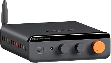 Fosi Audio BT20A MAX Stereo Power Amplifier, 300W x 2 Hi-Fi Audio Amp with PFFB Technology, LDAC Bluetooth 6.0, Dual Independent Power Supply, Remote Control, Perfect for 2.1 Systems & Home Audio - Image 1