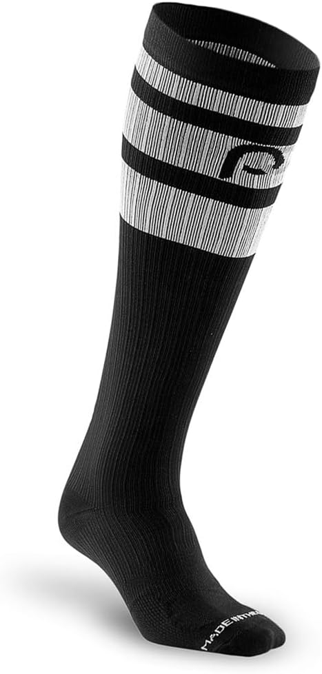 PRO Compression Running Marathon Socks - Calf-Length Travel and Sports Compression Socks for Foot and Ankle Support, Unisex
