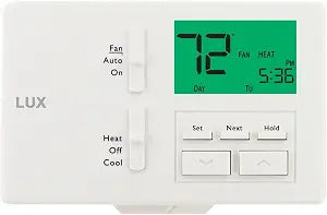 TX100E 7-Day Programmable 1-Heat/1-Cool Thermostat