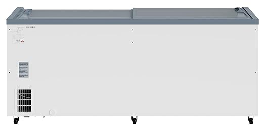 KoolMore 78 Inch Manual Defrost Island Chest Freezer with 19 cu. ft. Capacity in White, ETL Listed (KM-ISCF-78MD)