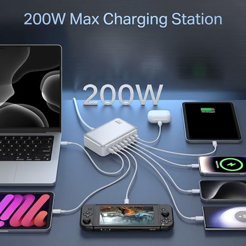 200W USB C Charger USB C Charger Block,Upgraded GaN | Charging & Power - Image 3