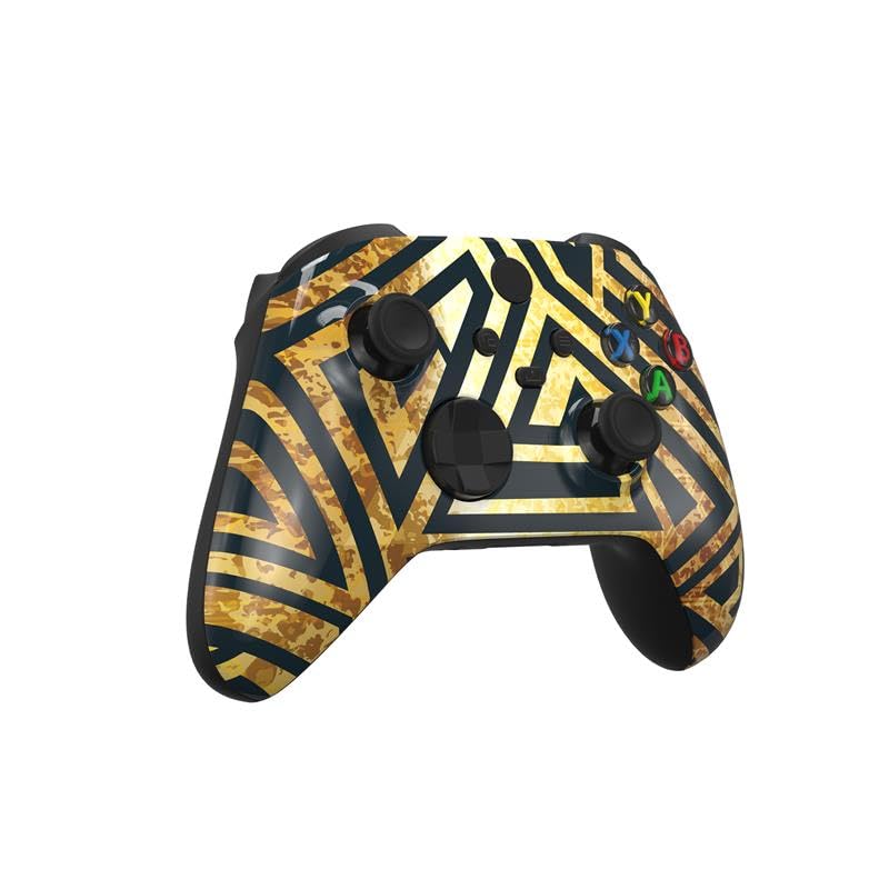 ProControllers LLC Wireless Custom Controller Compatible with PC, Windows 10+, Series X/S & One (Golden Apex)