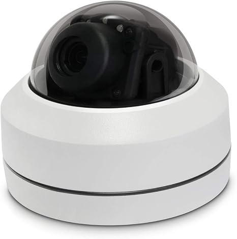 Outdoor 8MP 4K PTZ IP POE Dome Ceiling Security Camera Pan Tilt 5xOptical Zoom 100ft IR Night Vision Motion Detection Remote View RTSP