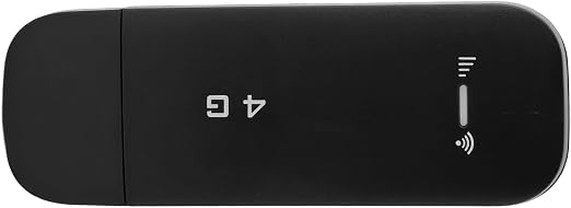 Dpofirs Portable Hotspot for Travel, 4G LTE USB Modem Dongle Router with Hotspot, 4G Modem Hotspot Router with SIM Card Slot Unlocked, Up to 10 Users (Black)