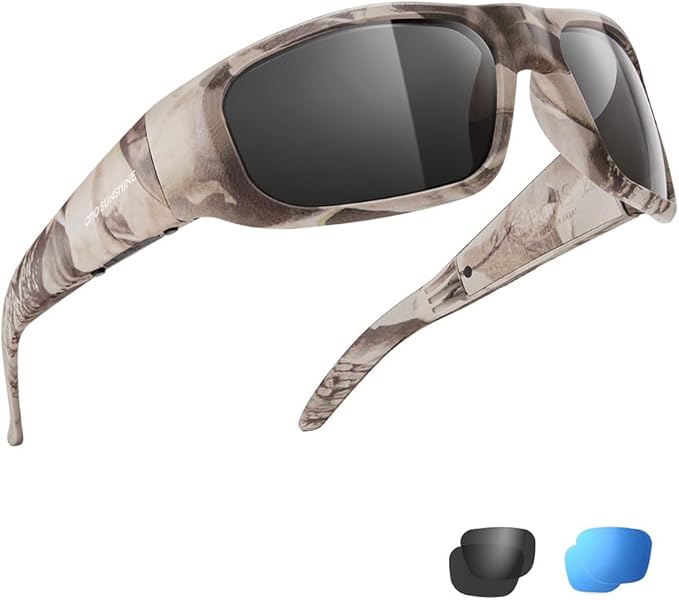 OhO sunshine Smart Glasses, Polarized Sunglasses with Bluetooth Speaker, Athletic/Outdoor UV Protection and Voice Control