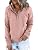 Dokotoo Hoodies for Women Button Collar Drawstring Sweatshirt Hooded Tops